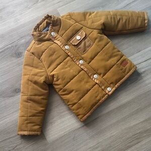 7 For All Mankind Tan Puffer Jacket